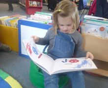 Reception class library photo