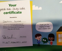 Nspcc certificate
