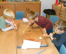 Play football with straws