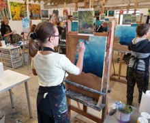 Y7 mapledurham art studio trip 4
